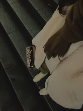 「LOWRYS FARM（ローリーズファーム）のストレッチヒールブーツ　851418（ブーツ）」を使った、kojuさん（レディース・163cm）の冬コーディネート