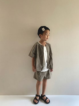 「kids」｜「アイテム（セットアップ）」を使った、y___aさん（キッズ・120cm）の夏コーディネート