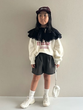 「アイテム（バッグ）」を使った、y___aさん（キッズ・120cm）の秋コーディネート