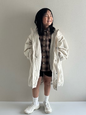 「アイテム（レッグウェア）」を使った、y___aさん（キッズ・120cm）の秋コーディネート