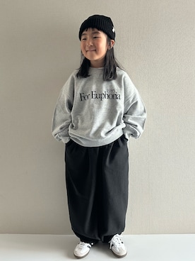 「アイテム（パンツ）」を使った、y___aさん（キッズ・120cm）の秋コーディネート