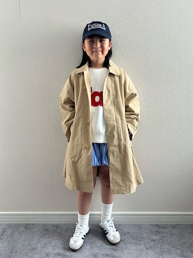 y___aさん（キッズ・124cm）の春コーディネート