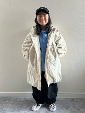 「アイテム（ジャケット/アウター）」を使った、y___aさん（キッズ・120cm）の秋コーディネート