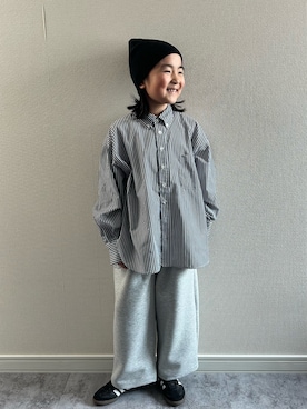 「アイテム（帽子）」を使った、y___aさん（キッズ・124cm）の春コーディネート