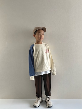 y___aさん（キッズ・120cm）の冬コーディネート