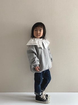 y___aさん（キッズ・100cm）の冬コーディネート