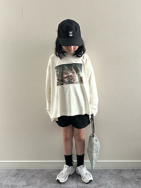 y___aさん（キッズ・124cm）の春コーディネート