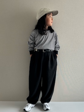 「アイテム（ファッション雑貨）」を使った、y___aさん（キッズ・120cm）の秋コーディネート
