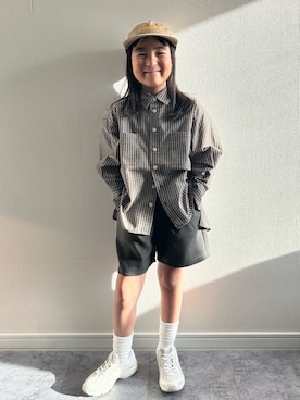 y___aさん（キッズ・120cm）の冬コーディネート