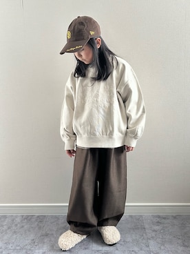 「アイテム（シャツ/ブラウス）」を使った、y___aさん（キッズ・120cm）の冬コーディネート