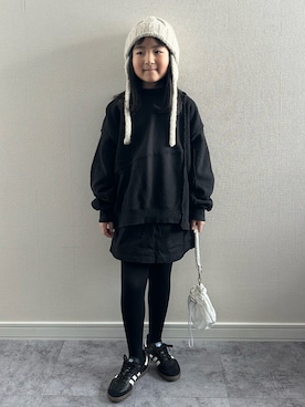 「アイテム（タイツ/ストッキング）」を使った、y___aさん（キッズ・120cm）の冬コーディネート