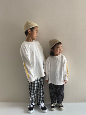 y___aさん（キッズ・120cm）の冬コーディネート