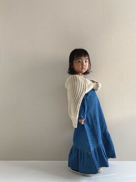y___aさん（キッズ・100cm）の冬コーディネート