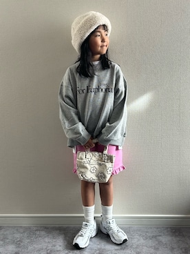 「アイテム（レッグウェア）」を使った、y___aさん（キッズ・120cm）の秋コーディネート