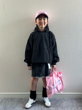 「アイテム（帽子）」を使った、y___aさん（キッズ・120cm）の春コーディネート