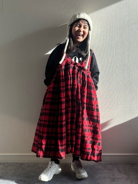 「アイテム（ワンピース/ドレス）」を使った、y___aさん（キッズ・120cm）の秋コーディネート