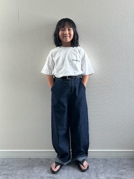 「GLOBAL WORK（グローバルワーク）のアイテム」を使った、y___aさん（キッズ・127cm）の夏コーディネート