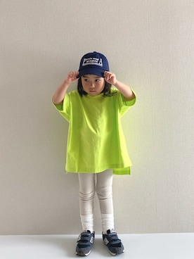 「monmimi（モンミミ）のアイテム」を使った、y___aさん（キッズ・100cm）の春コーディネート