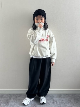 y___aさん（キッズ・120cm）の冬コーディネート