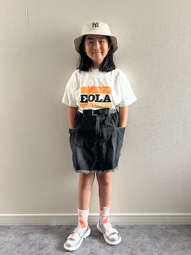 y___aさん（キッズ・127cm）の夏コーディネート