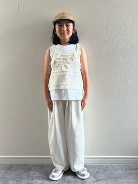「Piet（ピエット）のアイテム」を使った、y___aさん（キッズ・127cm）の夏コーディネート