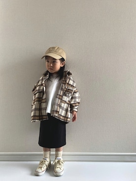 「RADCHAP（ラッドチャップ）のアイテム」を使った、y___aさん（キッズ・100cm）の秋コーディネート