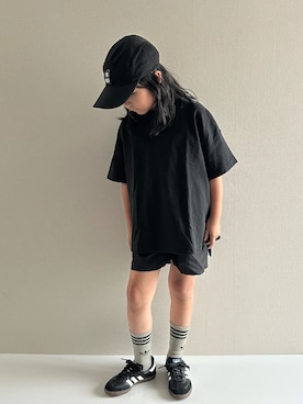 「アイテム（トップス）」を使った、y___aさん（キッズ・120cm）の夏コーディネート