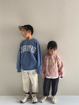 y___aさん（キッズ・120cm）の冬コーディネート