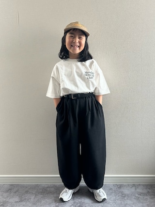 「LOWRYS FARM(ローリーズファーム)のTRバルーンパンツ 455525(その他パンツ)」を使った、y___aさん(キッズ・124cm)の春コーディネート