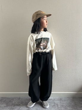 y___aさん(キッズ・126cm)の春コーディネート
