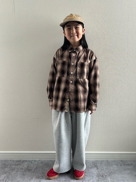 y___aさん（キッズ・120cm）の冬コーディネート