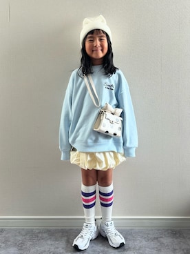 「アイテム（バッグ）」を使った、y___aさん（キッズ・120cm）の秋コーディネート