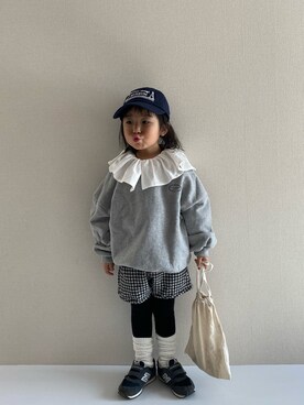 y___aさん（キッズ・100cm）の春コーディネート