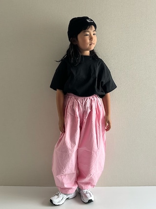 「LOWRYS FARM（ローリーズファーム）のＵＳＡチュニックＴ　 290075（Tシャツ/カットソー）」を使った、y___aさん（キッズ・120cm）の秋コーディネート