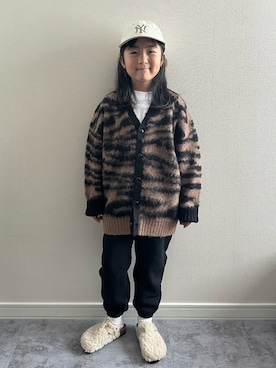 「アイテム（レッグウェア）」を使った、y___aさん（キッズ・120cm）の冬コーディネート