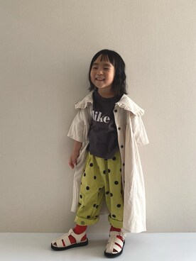 「カラー×コーデ」｜y___aさん（キッズ・100cm）の春コーディネート