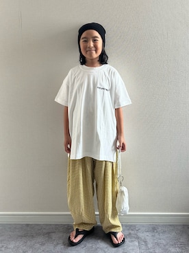 「アイテム（サンダル）」を使った、y___aさん（キッズ・127cm）の夏コーディネート
