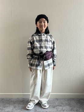 y___aさん（キッズ・127cm）の秋コーディネート