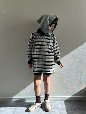 「devirock（デビロック）のアイテム」を使った、y___aさん（キッズ・129cm）の秋コーディネート