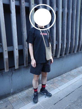 「アイテム（その他パンツ）」を使った、衣食 充（imeshi mitsuru）さん（メンズ・168cm）の夏コーディネート