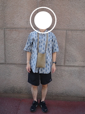 「Hender Scheme（エンダースキーマ）のアイテム」を使った、衣食 充（imeshi mitsuru）さん（メンズ・168cm）の夏コーディネート