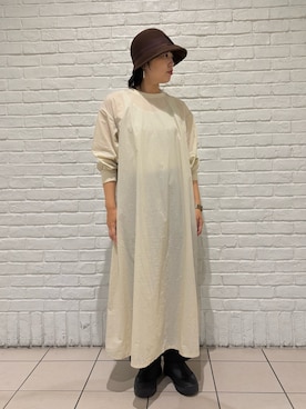 「Chapeau d' O（シャポードオー）のアイテム」を使った、てらうちさんさん（レディース・162cm）の秋コーディネート