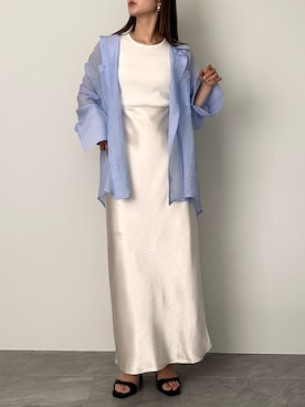 「M.deux（エムドゥ）のアイテム」を使った、yuikqさん（レディース・156cm）の夏コーディネート