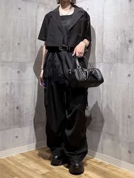 「PAGEBOY（ページボーイ）のアイテム（テーラードジャケット）」を使った、SUZUKAさん（レディース・164cm）の秋コーディネート