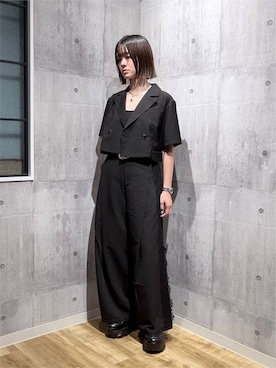「PAGEBOY（ページボーイ）のアイテム（テーラードジャケット）」を使った、SUZUKAさん（レディース・164cm）の秋コーディネート