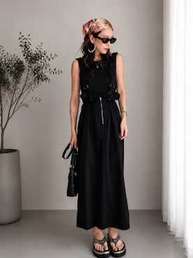 「Maison Margiela（メゾンマルジェラ）のアイテム（ショルダーバッグ）」を使った、theworldbungeegumさん（レディース・162cm）の夏コーディネート