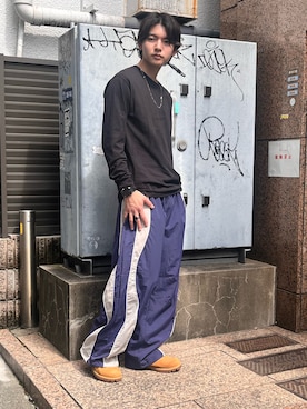 「Timberland（ティンバーランド）のTimberland/ティンバーランド 6インチ プレミアム ウォータープルーフ ブーツ メンズ イエローブーツ シックスインチブーツ 防水 防錆 梅雨 雨の日 レインブーツ レインシューズ 2026年 夏 夏服（ブーツ、ブラウン系）」を使った、ケンジさん（メンズ・172cm）の秋コーディネート