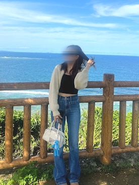 「GAP（ギャップ）のアイテム」を使った、suzuさん（レディース・158cm）の夏コーディネート