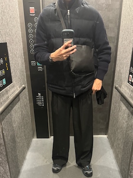 「Cote&Ciel（コートエシエル）のアイテム」を使った、nskwft0113さん（メンズ・172cm）の冬コーディネート