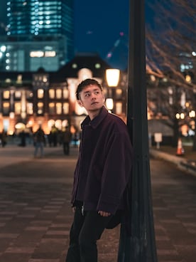 「HARE（ハレ）のアイテム（ジャケット/アウター）」を使った、chiharuさん（メンズ・170cm）の冬コーディネート